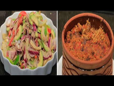 لايف ستايلبالفيديو: طريقة إعداد ومقادير " طاجن شعرية بالكبد والقوانص - كبدة بالفلفل - سلطة خرشوف"44831/0