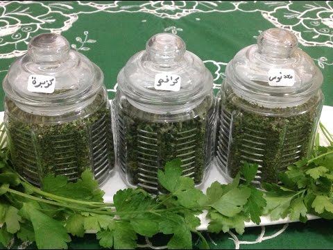 لايف ستايلطريقة تجفيف القزبرة والبقدونس والكرافس وحفظ الخضرة أطول مدة ممكنة44982/0