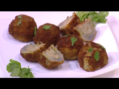 لايف ستايلطريقة إعداد ومقادير "خرشوف بانيه بالبطاطس المهروسة"44986/0