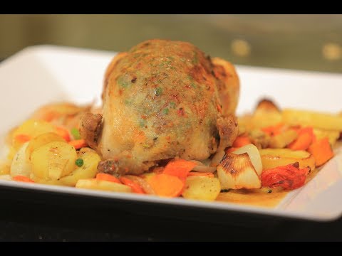 لايف ستايلطريقة إعداد دجاج محشي بالخضروات48050/0