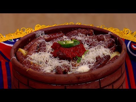 لايف ستايلطريقة عمل طاجن مكرونة بالسجق و الهريسة49300/0