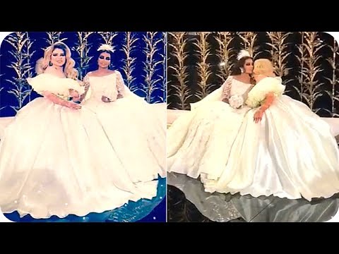 لايف ستايلشاهد: فستان حليمة بولند الأسطوري في حفلة زفاف العنود الحربي55518/0