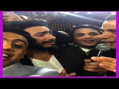 لايف ستايلبالفيديو : أوس أوس ومصطفى خاطر يرقصان بطريقة كوميدية مع تامر حسني57599/0