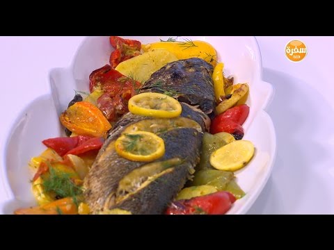 لايف ستايلطريقة إعداد صينية سمك لوت بالخضار13258/0