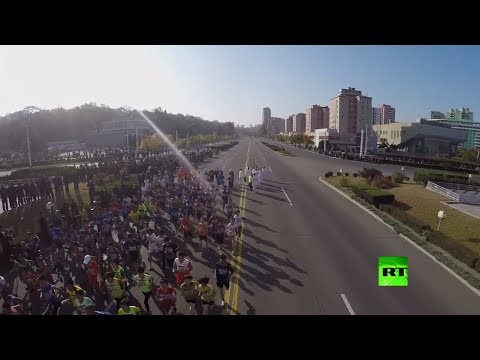 لايف ستايلماراثون في بيونغ يانغ بمشاركة أجانب68425/0