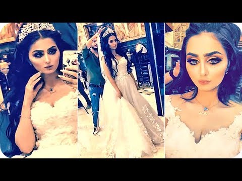 لايف ستايلملكة جمال العراق شيماء قاسم بفستان الزفاف70726/0