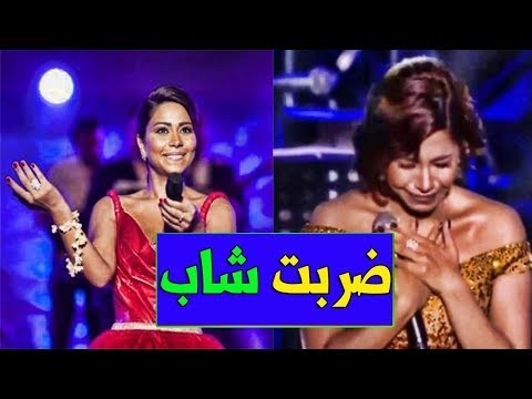 لايف ستايلشاهد: شيرين عبد الوهاب تضرب رجل بـ"الشالوت" على المسرح84499/0