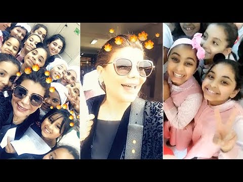 لايف ستايلشاهد: إلهام الفضالة مع الطالبات في المدرسة86346/0