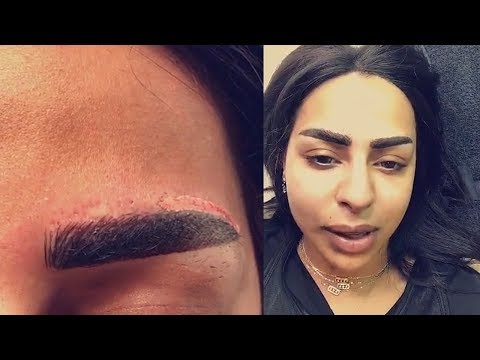 لايف ستايلفيديو: هند البلوشي تحدد حواجبها بالتاتو في صالون تجميل فوزافهد87077/0