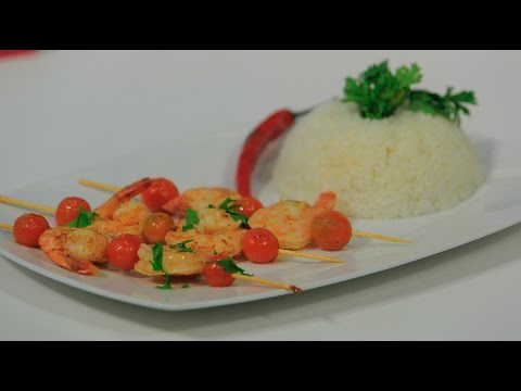 لايف ستايلبالفيديو: أسياخ الجمبري الحارة15555/0