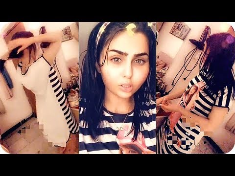 لايف ستايلشاهد شيماء قاسم تستخدم زيت شعر90668/0