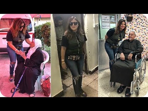 لايف ستايلزيارة شذى حسون لدار المسنين في بغداد91139/0