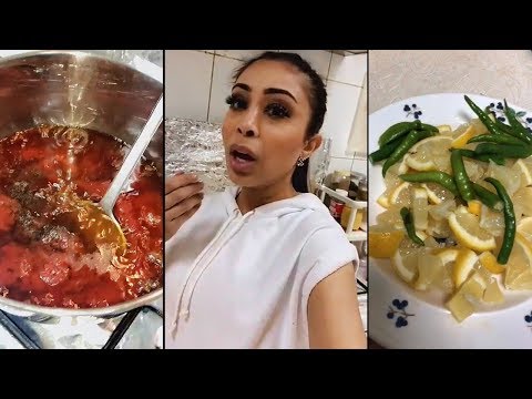 لايف ستايلأبرار الكويتية تطبخ ألذ حمسة زيتون لزوجها91515/0