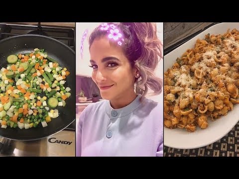 لايف ستايلبيبي عبد المحسن تطهو باستا بالخضار94796/0