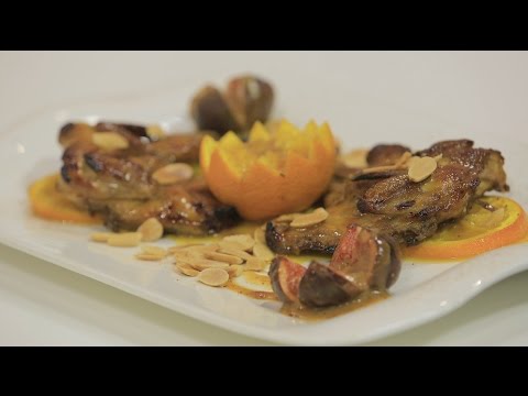 لايف ستايلإعداد طبق سمان روستو مع البرتقال والتين المكرمل17557/0