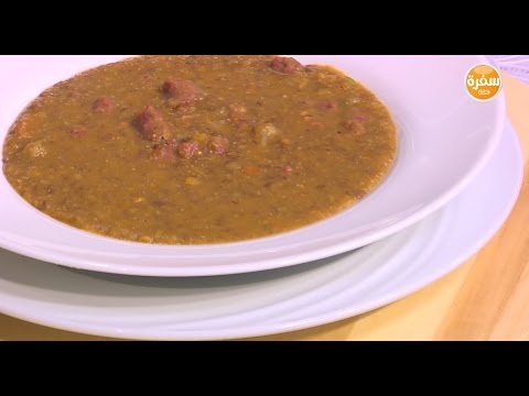 لايف ستايلشوربة العدس الألمانية بالسجق17751/0