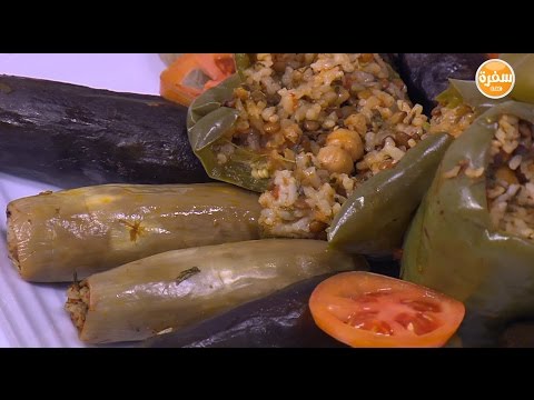لايف ستايلمحشي بالأرز والعدس والحمص27451/0