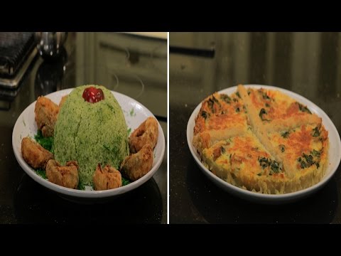 لايف ستايلطريقة إعداد تارت السبانخ وسمك مكرونة مقلي مع أرز بالشبت40086/0