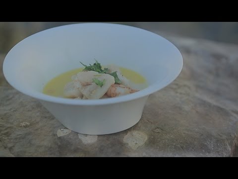 لايف ستايلطريقة إعداد ومقادير "شوربة سمك وجمبري بالجبنة الكريمي"41061/0