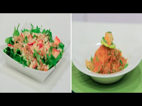 لايف ستايلشاهد: طريقة عمل سمك بالكاري وسلطة سبانخ و فراولة41482/0