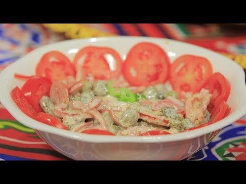 شاهد طريقة اعداد سلطة الطماطم المخللة