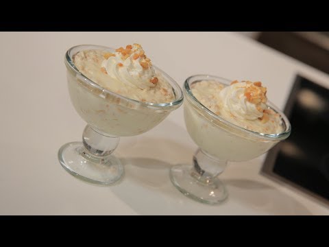 طريقة اعداد موس الفول السوداني بالشوكولاتة البيضاء