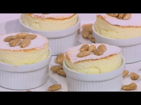 شاهد طريقة تحضير سوفليه اللوز الشهي