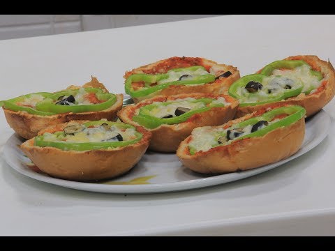 بالفيديو طريقة إعداد بيتزا بالخبز