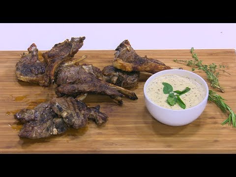 طريقة إعداد ريش ضاني مشوية بالنعناع