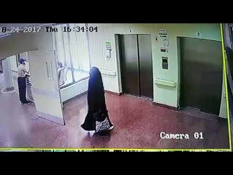شاهد لحظة اختطاف امرأة رضيع من مستشفى في السعودية
