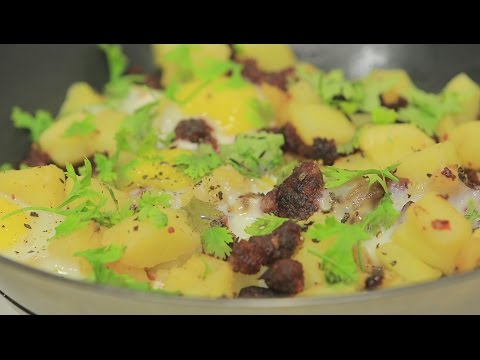 شاهد إعداد بطاطس بالسجق