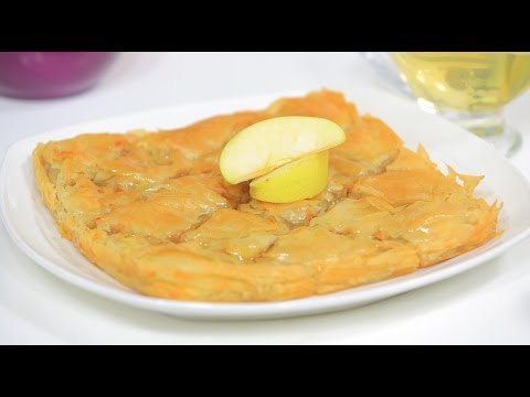 شاهد طريقة اعداد فطيرة جلاش بالتفاح