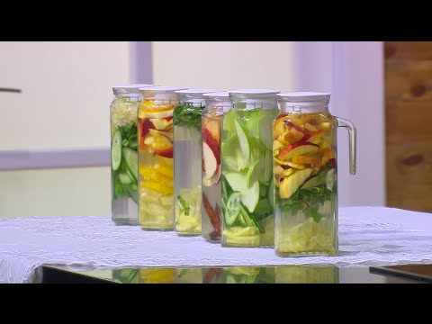 بالفيديو طريقة إعداد مشروب التفاح الأخضر والجنزبيل