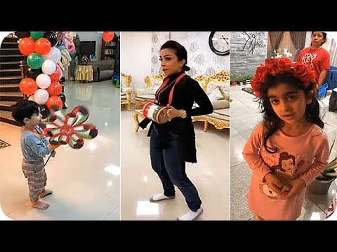 شاهد تحضيرات الفنانة أبرار وأولادها لليوم الوطني الكويتي