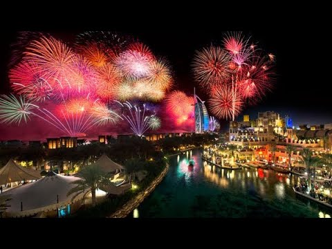 شاهد احتفالات رأس السنة من برج خليفة في دبي 2019