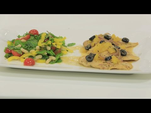 صدور دجاج بصوص البرتقال واليانسون