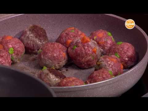 بالفيديو طريقة عمل ومقادير سباغيتي بكفتة خضروات