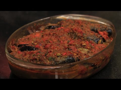 صينية سمك بلطي بالصلصة