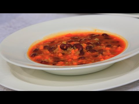 طريقة اعداد شورية الفاصوليا الحمراء