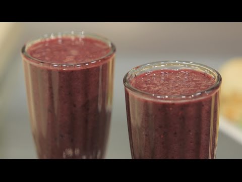 عصير الكيوي بالفراولة