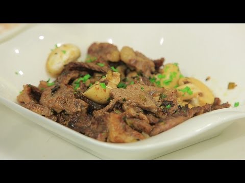 لحم بتلو بالمشروم