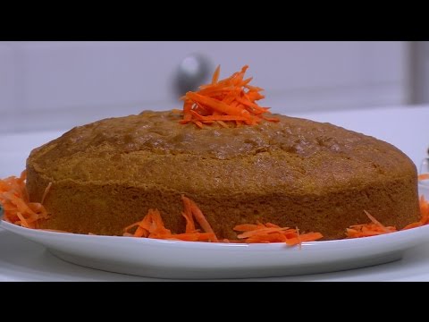 إعداد كيكة برتقال و جزر