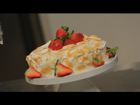 طريقة عمل تورتة البطاطا بالشكولاتة و المارينغ