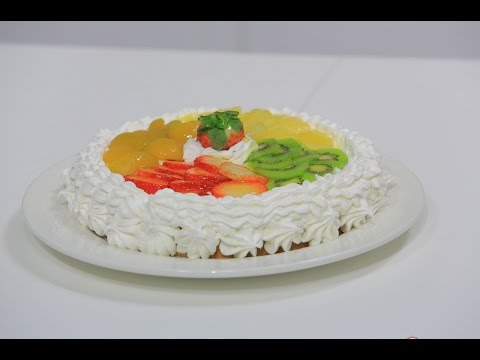 تورتة فواكه و كريمة