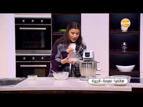 خبز بالقرع ولبن جوز الهند