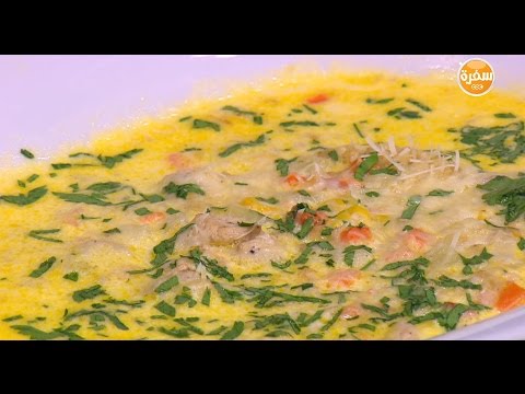 شوربة الشوفان بالدجاج