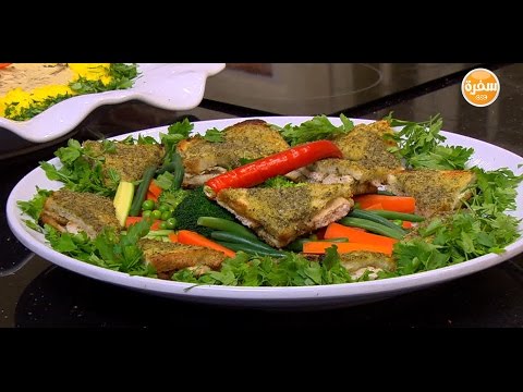 دجاج بكريمة النعناع