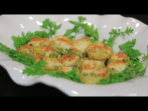 طريقة عمل خرشوف محشي جمبري