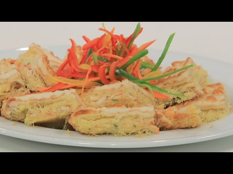 شاهد طريقة إعداد كنافة بشاورما الدجاج