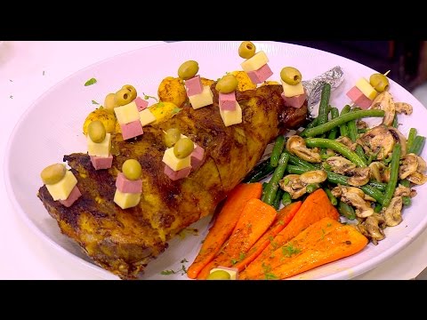 شاهد طريقة إعداد فخذة محمرة في الفرن